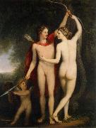 Jonas Akerstrom Venus,Adonis and Amor oil painting artist